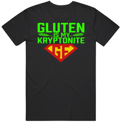 Gluten Is My Kryptonite Gf Unisex retro T Shirt