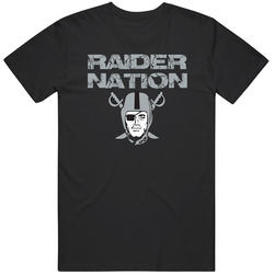 Men's Raider Nation Las Vegas Raiders Football retro T Shirt