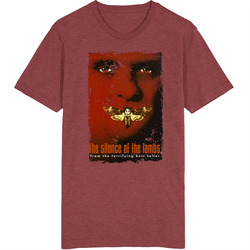 The Silence Of The Lambs 1991 Best Horror Movie Poster Vintage Grunge retro T Shirt