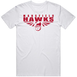 Mansfield Hawks Retro American Basketball retro T Shirt