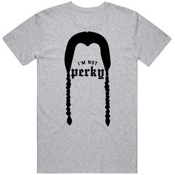 Wednesday Addams I'm Not Perky Halloween retro T Shirt