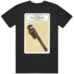 Wrench Clue Mystery Board Game Weapon Card retro T Shirt