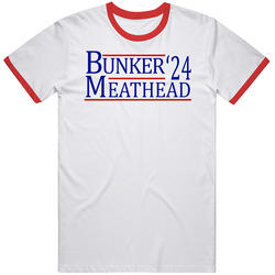 Archie Bunker Meathead For President '24 All In The Family retro T Shirt