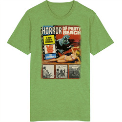 The Horror Of Party Beach 60s Teen Movie Worn Look Vintage Unisex retro T Shirt
