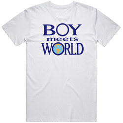 Boy Meets World Tv Show Logo retro T Shirt