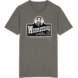 Wednesday Addams Wendy's Restaurant Parody Vintage Unisex retro T Shirt