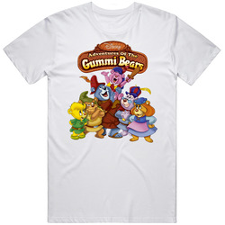Adventures Of The Gummi Bears Characters 90s Kids Tv Show Cartoon retro T Shirt