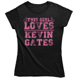 This Girl Loves Kevin Gates Cool Hip Hop retro Ladies T Shirt