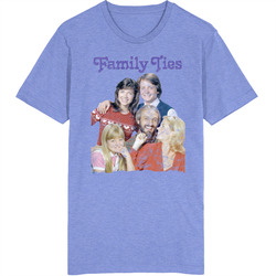 Family Ties 80s Tv Series Show Worn Look Vintage Unisex retro T Shirt Family Ties 80s Tv Series Show Worn Look Vintage Unisex retro T Shirt