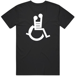 Disabled Handicapped Wheelchair Sex Symbol retro T Shirt