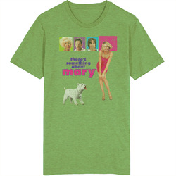 Theres Something About Mary 90s Movie Poster Vintage Grunge retro T Shirt