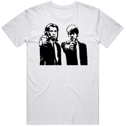 Pulp Fiction John Travolta Samuel L Jackson Popular Movie retro T Shirt