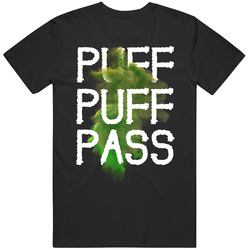 Puff Puff Pass Weed Marijuana Smoking retro T Shirt