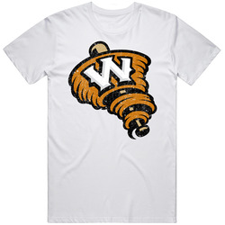 Worcester Tornadoes Canadian American Retro Pro Baseball retro T Shirt