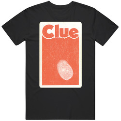 Clue Finger Print Mystery Board Game Card retro T Shirt