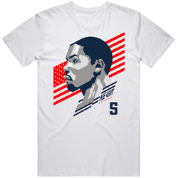 Kevin Durant Basketball Usa Illustration retro T Shirt