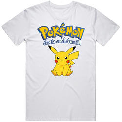 Pokemon Gotta Catch Em All Pikachu retro T Shirt