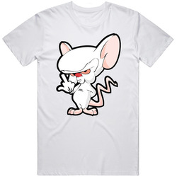 Pinky And The Brain Funny Middle Finger Tv Show retro T Shirt Pinky And The Brain Funny Middle Finger Tv Show retro T Shirt