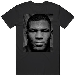Iron Mike Tyson Boxing Heavy Weight Champion Portrait retro T Shirt