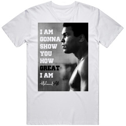 I Am Going To Show You How Great I Am Muhammad Ali Boxer retro T Shirt