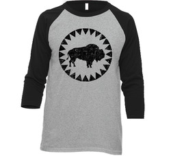 Houston Buffs Retro Vintage Baseball Raglan retro Raglan 3/4 Sleeve Shirt