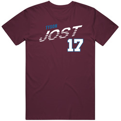 Tyson Jost 17 Favorite Player Colorado Hockey Fan retro T Shirt