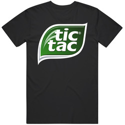 Tic Tac Old Logo Breath Freshner Candy Sweets Fan retro T Shirt