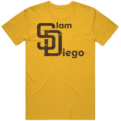 Retro San Diego Slam Mashup retro T Shirt