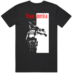 Team America World Police Gangster retro T Shirt