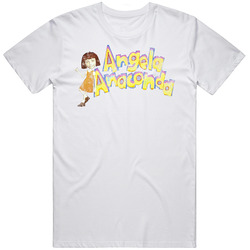 Angela Anaconda 90s Tv Show Worn Look retro T Shirt Angela Anaconda 90s Tv Show Worn Look retro T Shirt