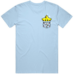 Star Mario Bros Pocket retro T Shirt