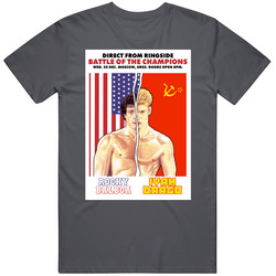 Rocky Balboa Ivan Drago Direct From The Ringside Batter Of The Champions retro T Shirt