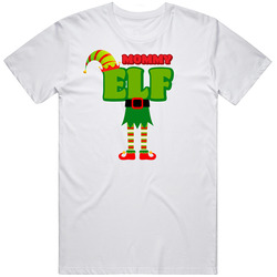 Mommy Elf Cute Christmas retro T Shirt