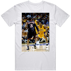 Allen Iverson Shooting Guard Retro Basketball Photo retro T Shirt