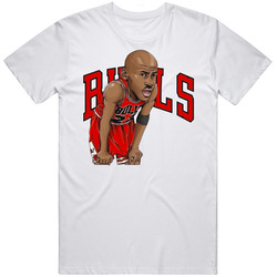 Michael Jordan Chicago Basketball Caricature retro T Shirt