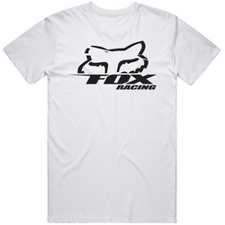 Fox Racers Men's White retro T Shirt