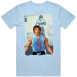 Win Rocky Win Sylvester Stallone Training retro T Shirt