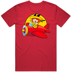 Madeline Cartoon Airplane retro T Shirt Madeline Cartoon Airplane retro T Shirt