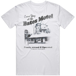 Come Stay Bates Motel Psycho Retro Horror Movie retro T Shirt