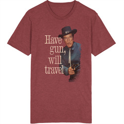 Have Gun Will Travel Retro 50s Tv Show Poster Vintage Unisex retro T Shirt Have Gun Will Travel Retro 50s Tv Show Poster Vintage Unisex retro T Shirt