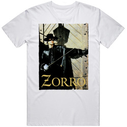 Zorro Poster 90s Western Tv Show retro T Shirt Zorro Poster 90s Western Tv Show retro T Shirt