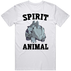 Rhyhorn Is My Spirit Animal retro T Shirt