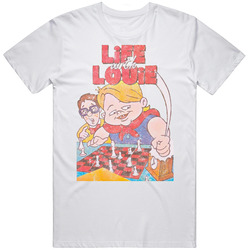 Life With Louie 90s Vintage Cartoon Louie Anderson retro T Shirt