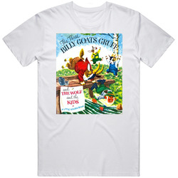The Three Billy Goats Gruff Classic Children's Storybook Cover retro T Shirt