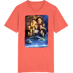 Star Trek Voyager 90s Tv Show Fan Vinatge Unisex retro T Shirt Star Trek Voyager 90s Tv Show Fan Vinatge Unisex retro T Shirt