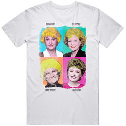 Golden Girls Pop Art Savage Classy Ratcheet Bougie retro T Shirt Golden Girls Pop Art Savage Classy Ratcheet Bougie retro T Shirt