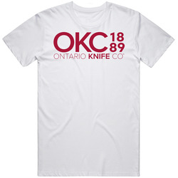 Ontario Knife Company Okc Blades Knives Outdoors Cooking Chef Hunting Fan retro T Shirt