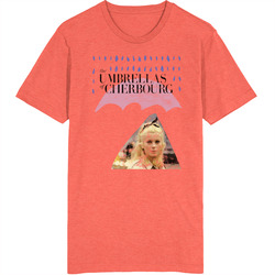The Umbrellas Of Cherbourg 60s Romance Movie Worn Look Vintage Unisex retro T Shirt