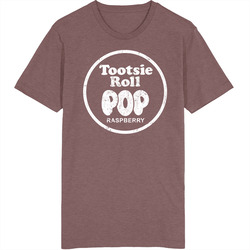 Tootsie Roll Pop Raspberry Logo Retro Candy Vintage Unisex retro T Shirt