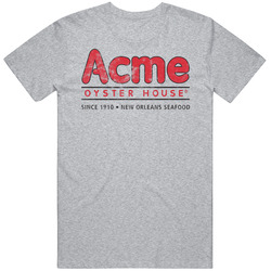 Acme Oyster House Louisiana Restaurant Logo Foodie Food Fan Worn Look retro T Shirt